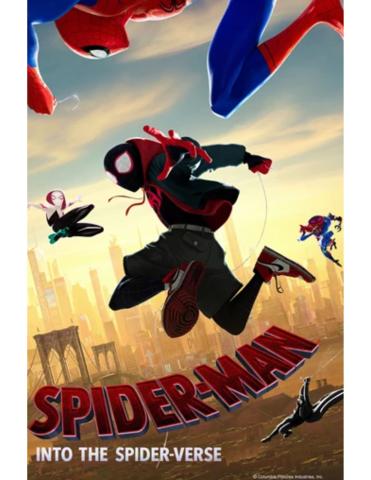 Spider-Man:  Into the Spider-Verse movie poster