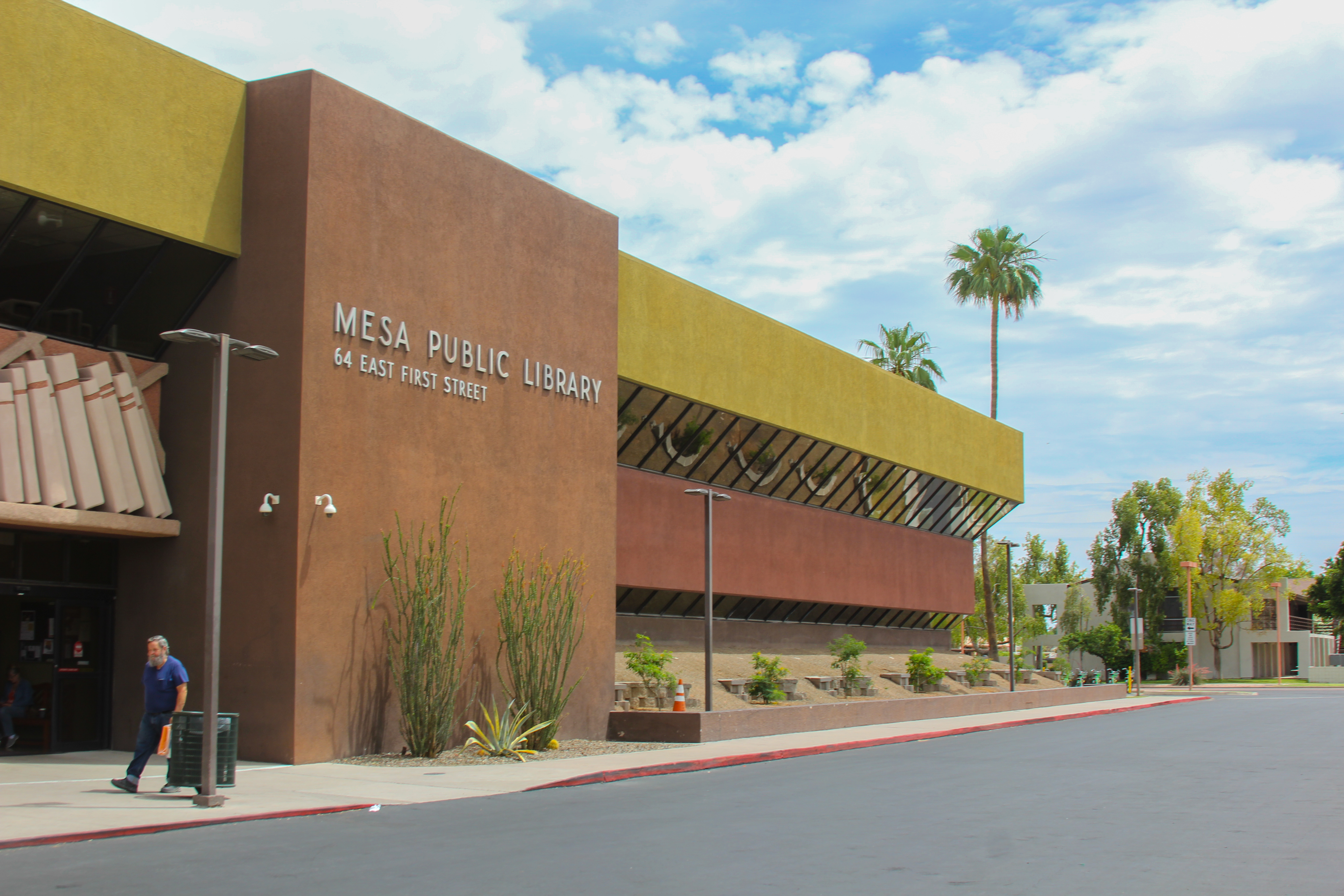 Exterior of the Mesa Public Library