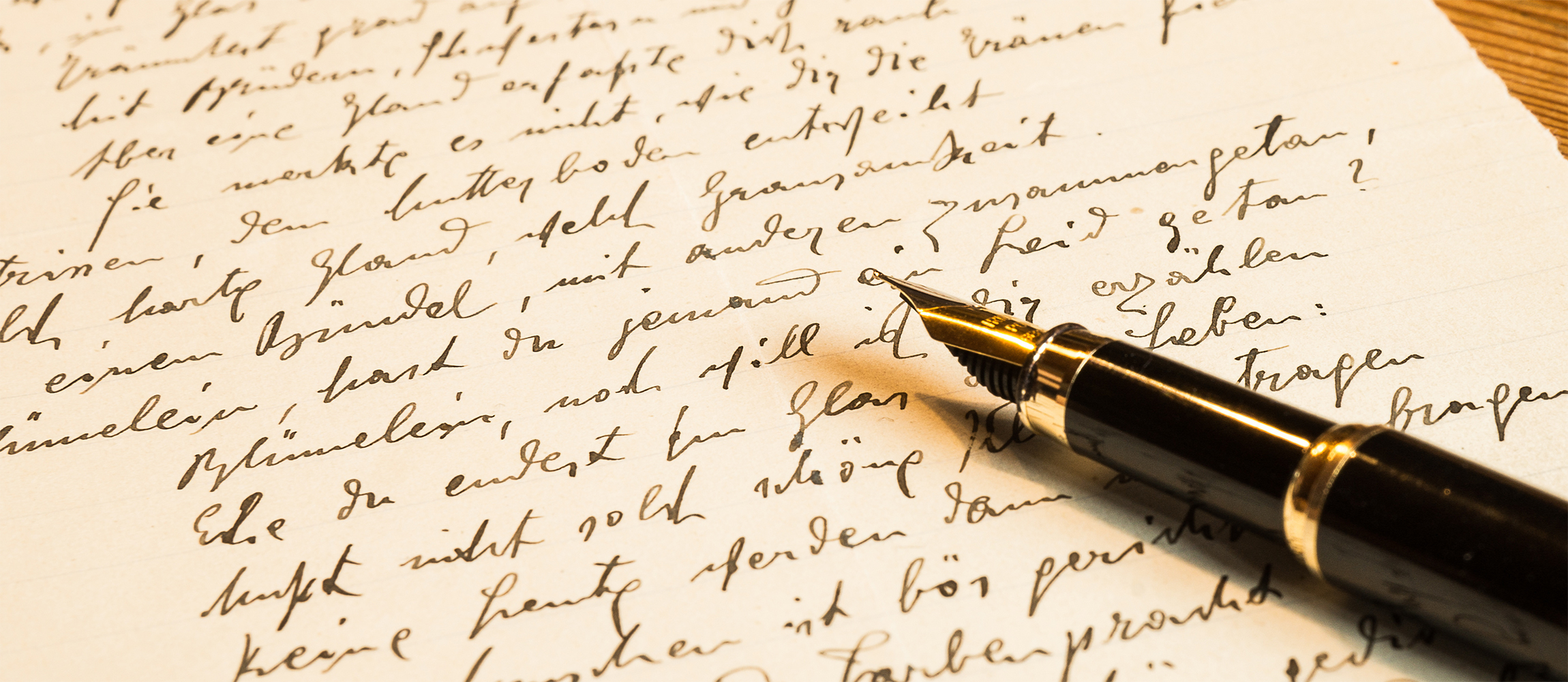 Quill pen with document