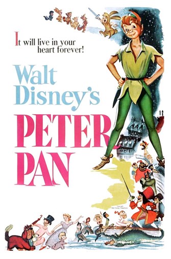 Image of "Peter Pan" animated movie cover