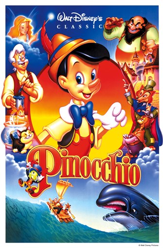 Image of "Pinocchio" animated movie cover