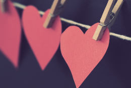 paper heart valentines
