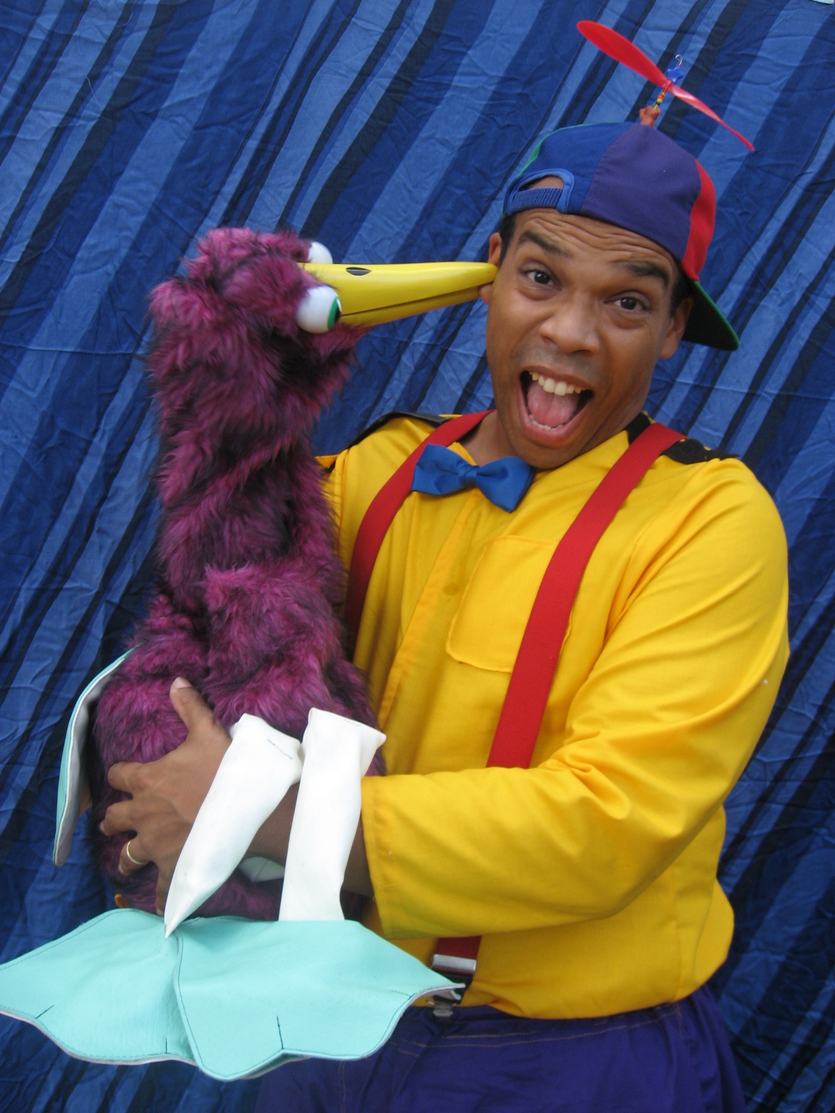 Tommy Terrific with puppet