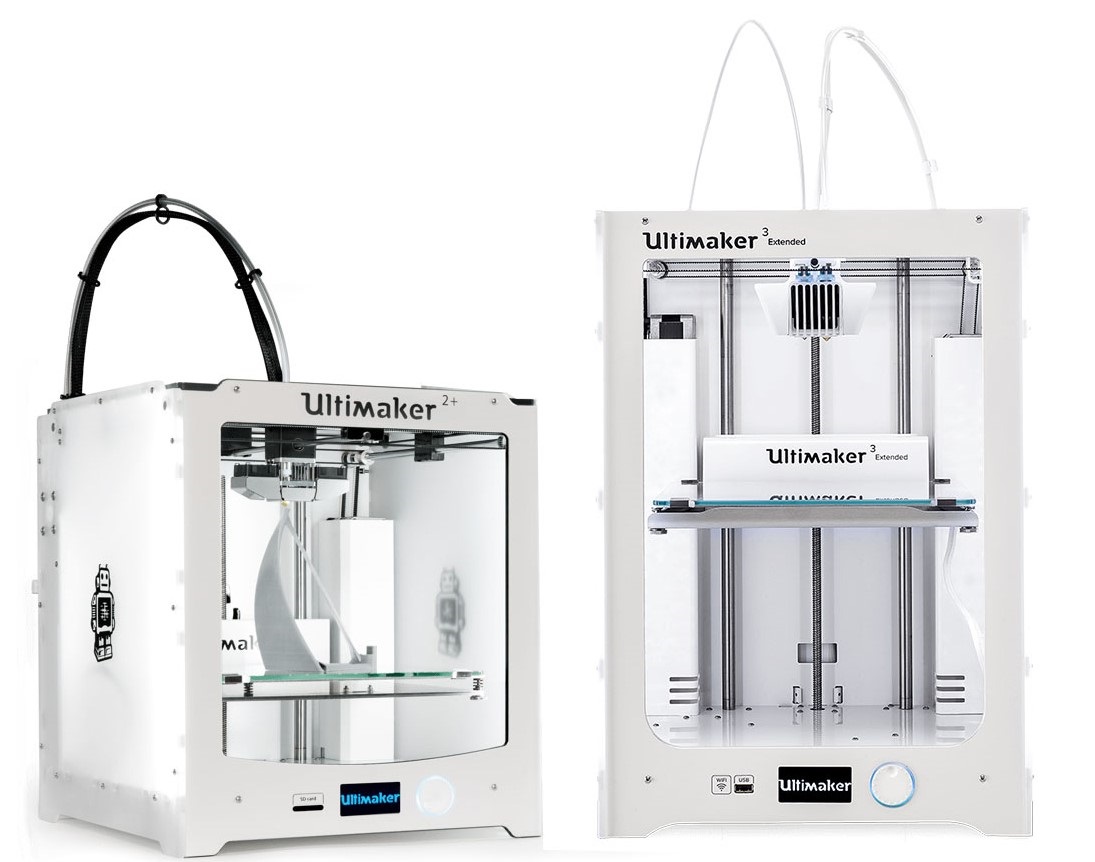 Ultimaker 2 and Ultimaker 3 3D printers