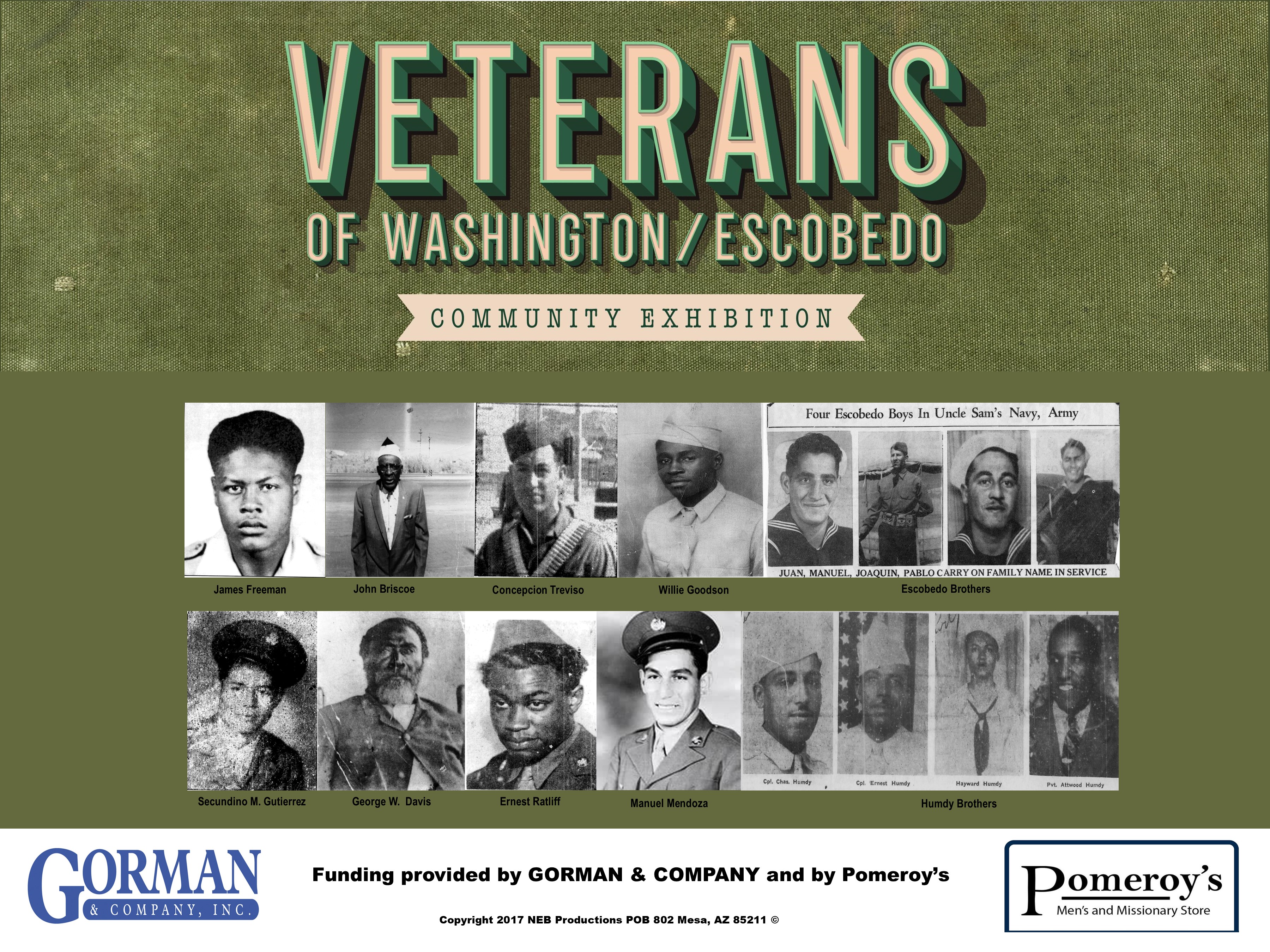 Gorman Company Veterans Washington Escobedo Exhibit 