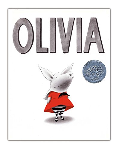 Olivia book cover with Caldecott honor medal