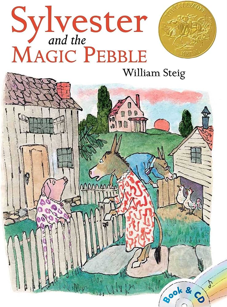 Sylvester and the Magic Pebble by William Steig book cover