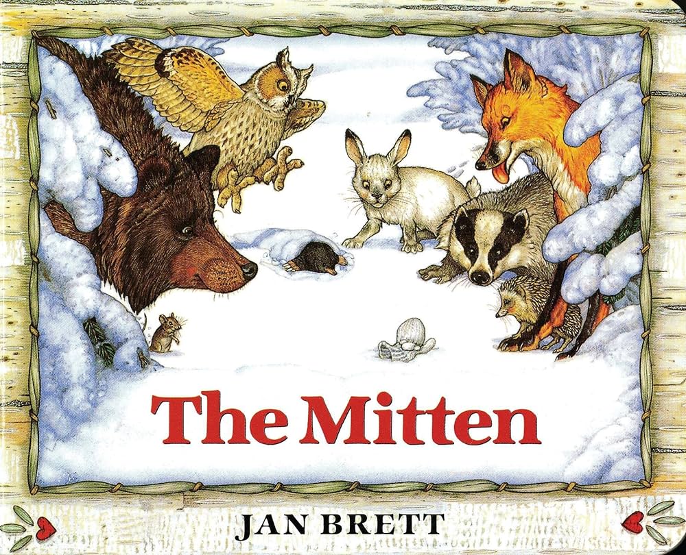 The Mitten by Jan Brett book cover