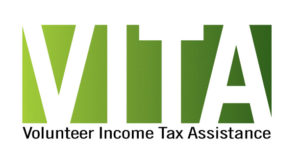 Volunteer Income Tax Assistance logo in green and white.