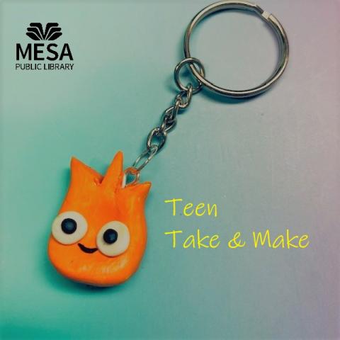 Calcifer keychain