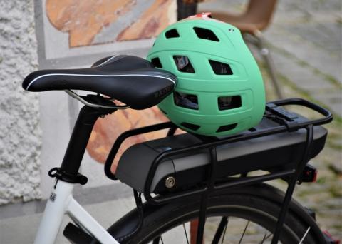 Bike and Green Helmet