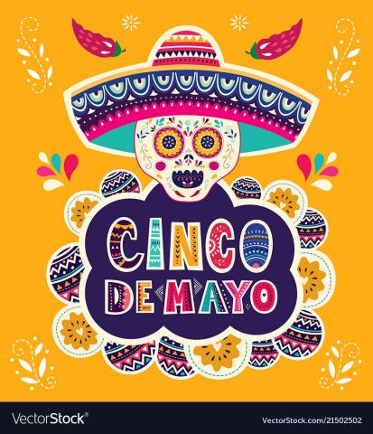 A calavera cinco de mayo 