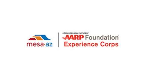 City of Mesa and AARP Experience Corp logos