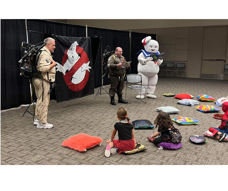 AZ Ghostbusters read to children