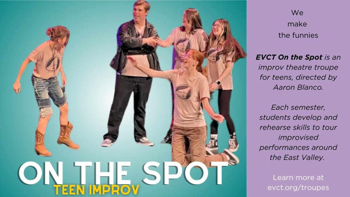 Teens doing improv